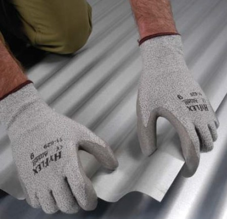 HyFlex Dyneema掌部PU涂層Dyneema混合襯里手套